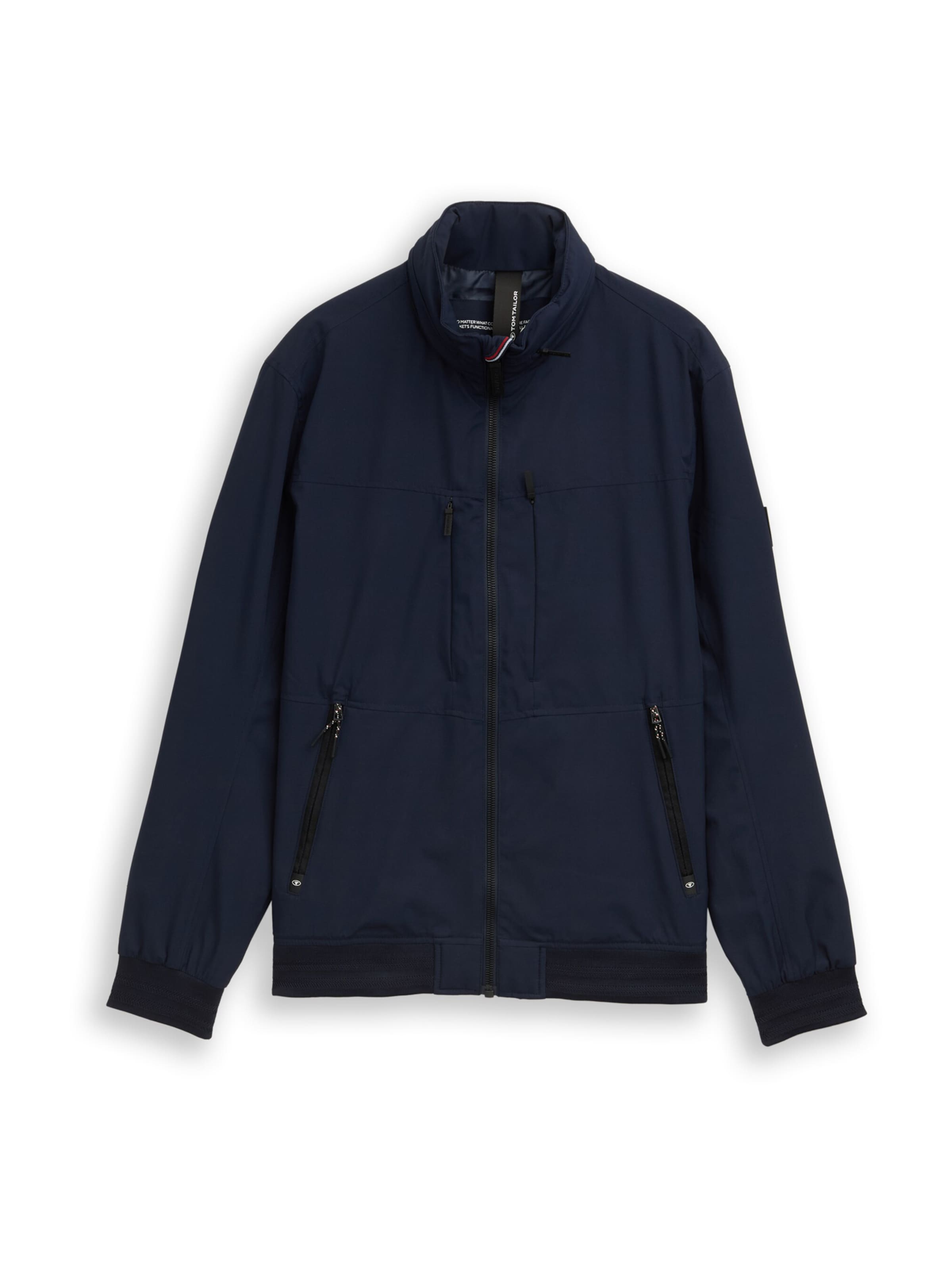 TOM TAILOR Between-Season Jacket in Blue: front
