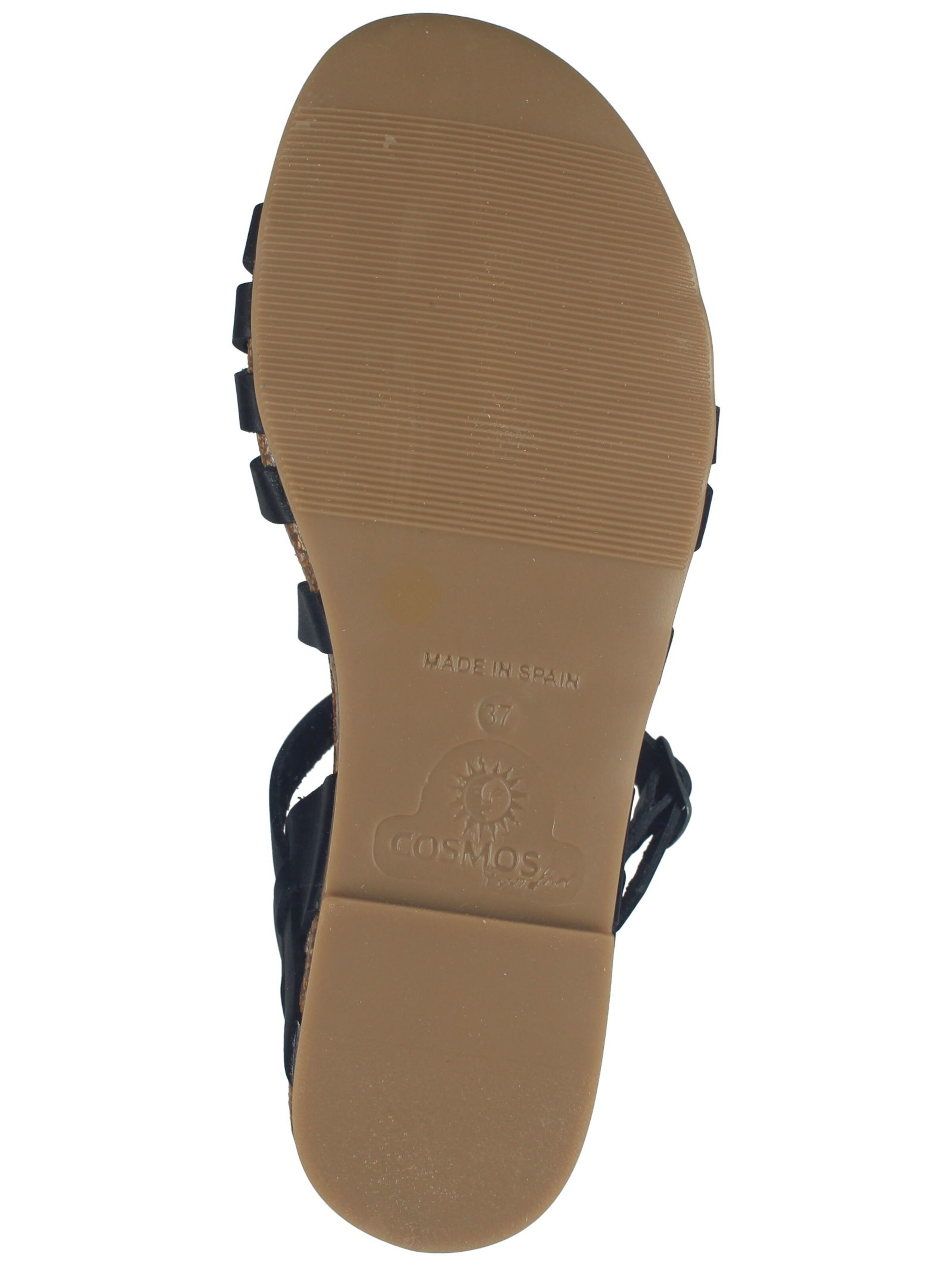 COSMOS COMFORT Strap sandal in Black