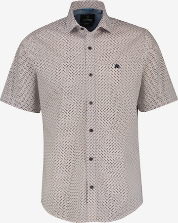 LERROS Regular fit Button Up Shirt in Beige: front