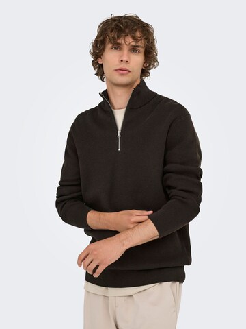Pullover 'ONSPHIL' di Only & Sons in marrone