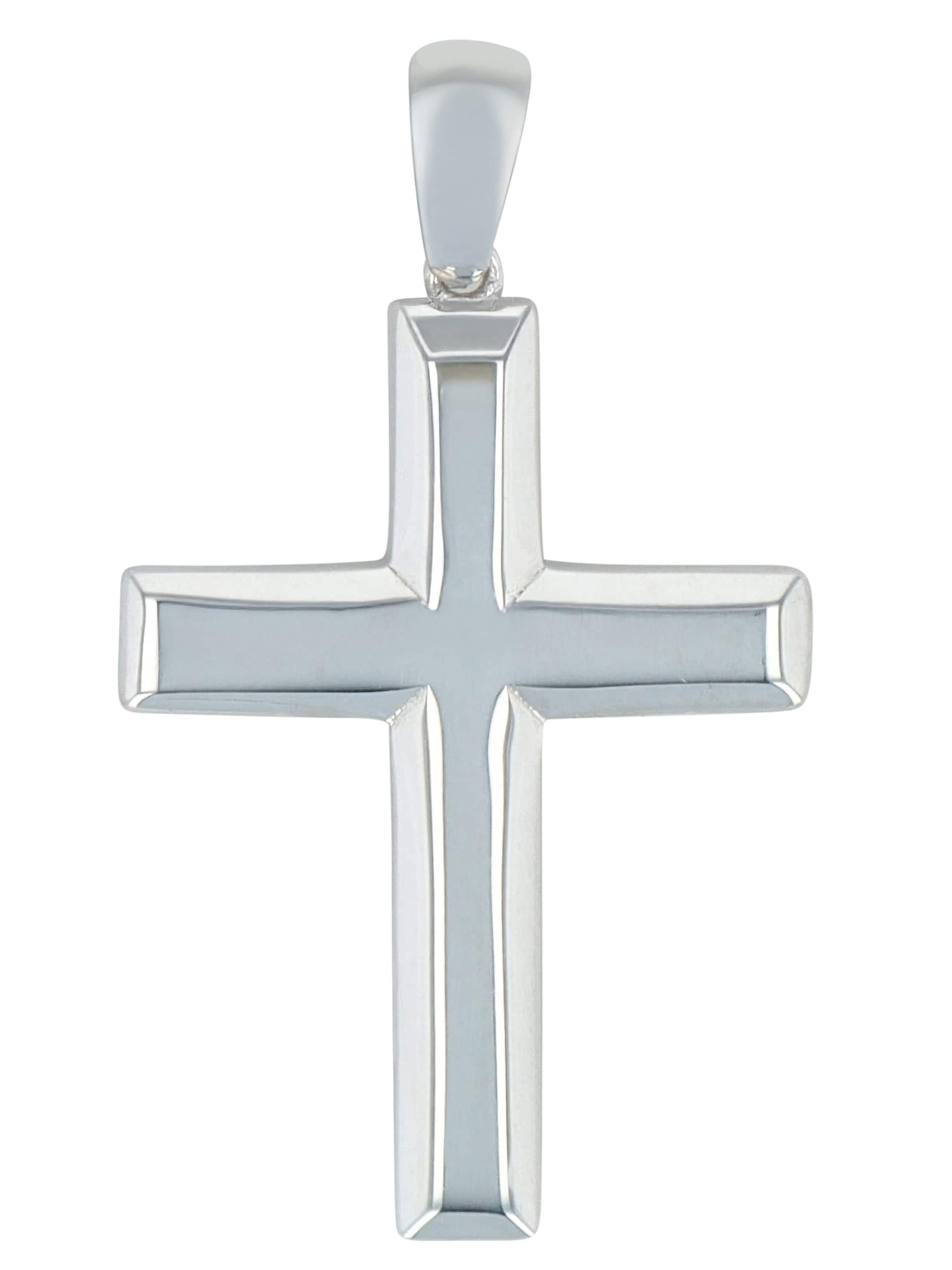 Akzent Pendant 'langlebig' in Silver: front