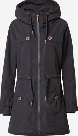 Alife and Kickin Between-Seasons Parka 'Charlotte' in Black: front