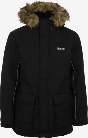 Nicce Winter Jacket ' Radian ' in Black: front
