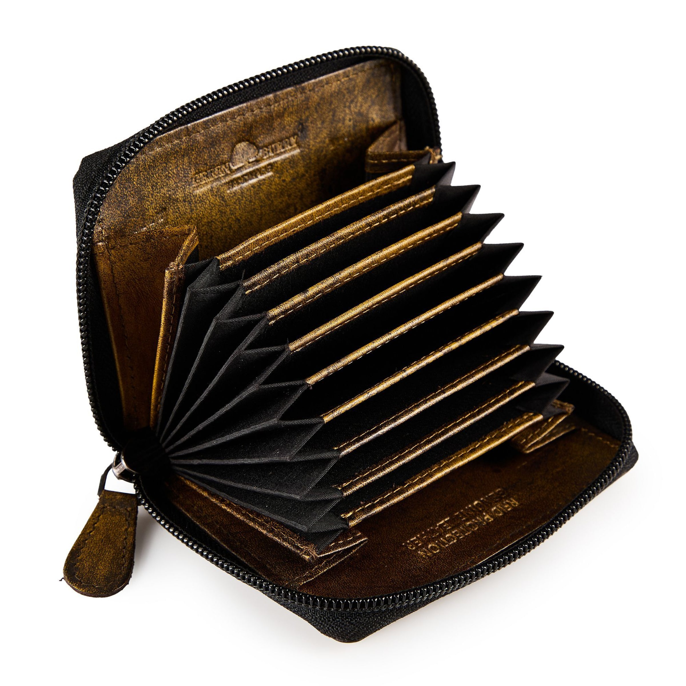 GREENBURRY Wallet 'Destressed' in Yellow