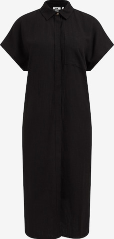 WE Fashion Shirt dress in Black: front