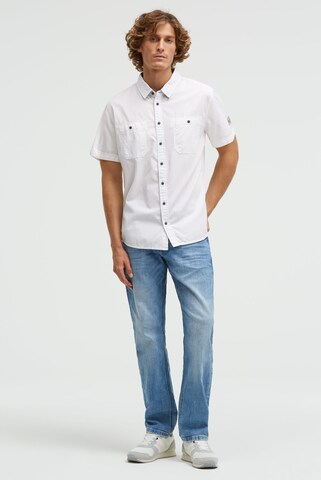 CAMP DAVID Regular fit Button Up Shirt in White