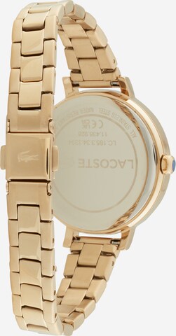 LACOSTE Analoog horloge 'RIGA' in Goud