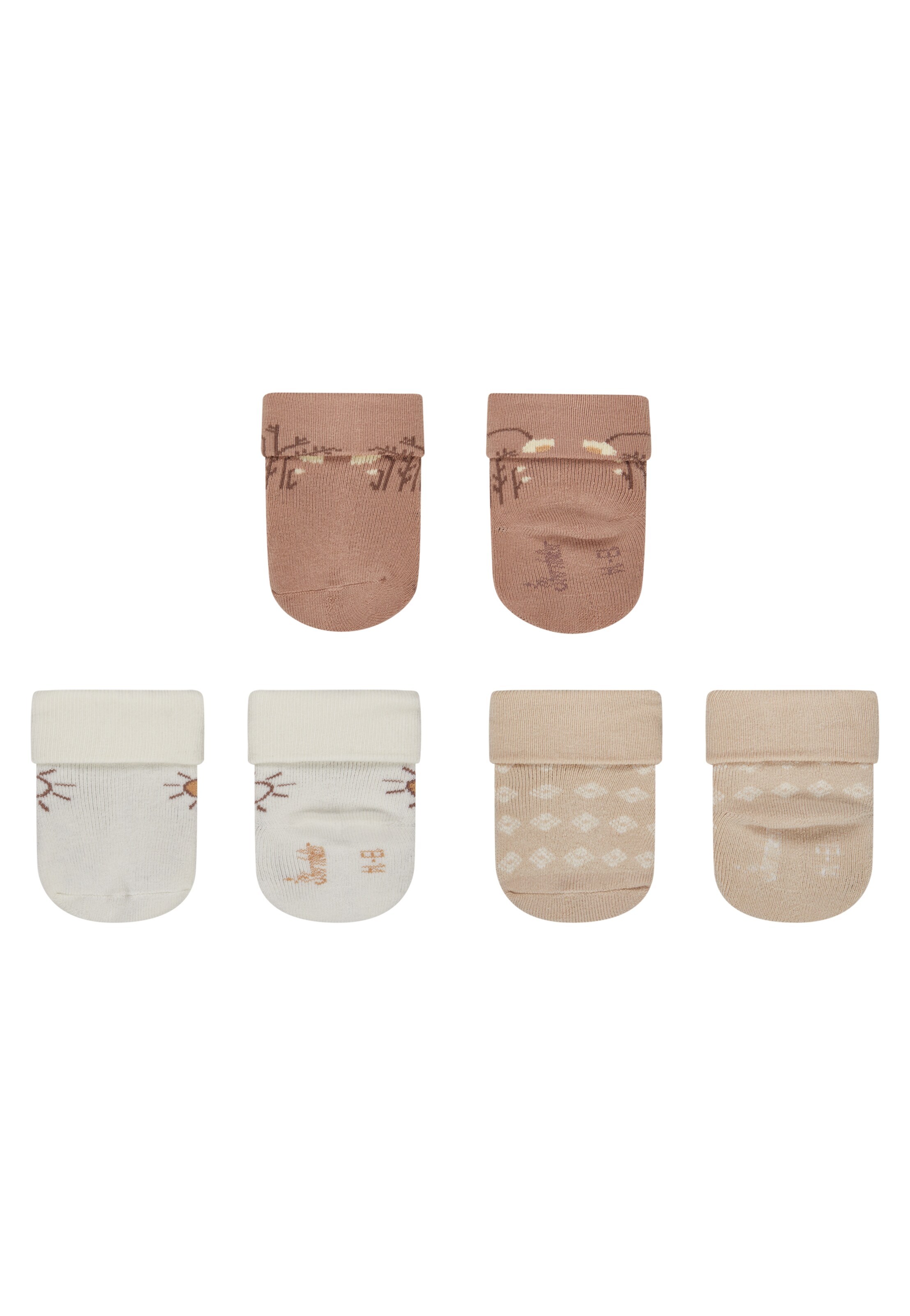 STERNTALER Socks 'Sonne' in Beige