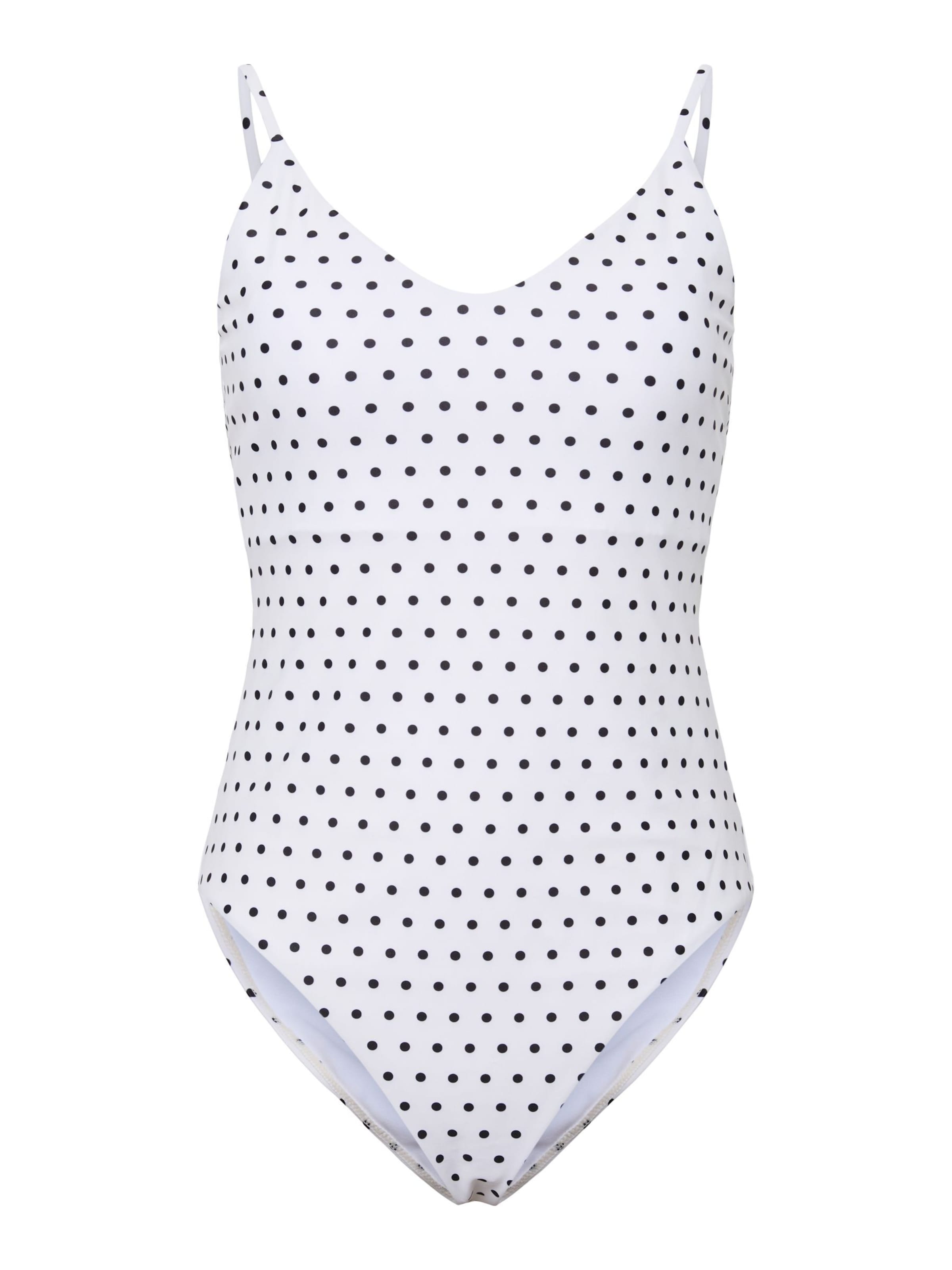 Maillot de bain 'PCBaomi' PIECES en blanc : devant