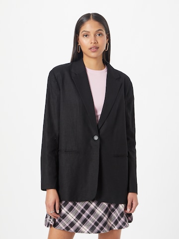 Gina Tricot - Blazer en negro: frente