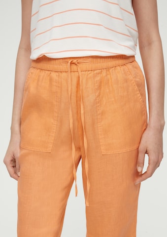 s.Oliver Tapered Pants in Orange