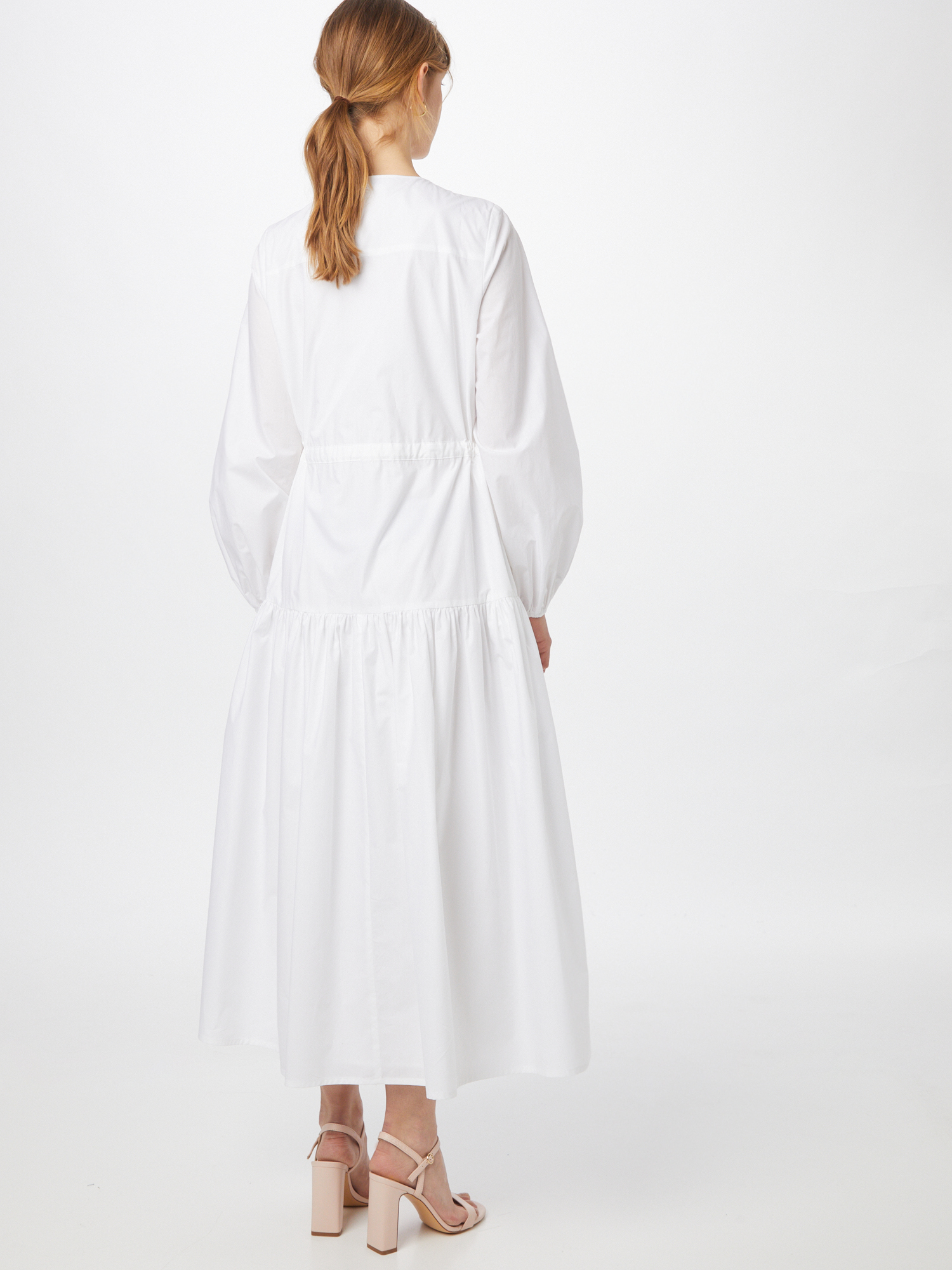 IVY & OAK Sukienka koszulowa w kolorze Białym 