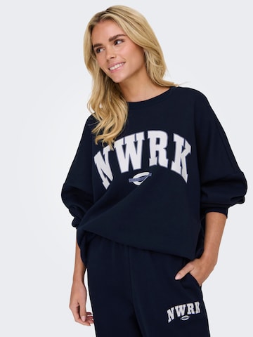 ONLY Sweatshirt 'ONLDEBORAH' in Blauw