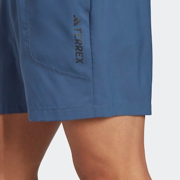 ADIDAS TERREX Regular Outdoor Pants 'Multi' in Blue