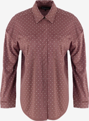 No Matter What Bluse in Braun: Vorderseite