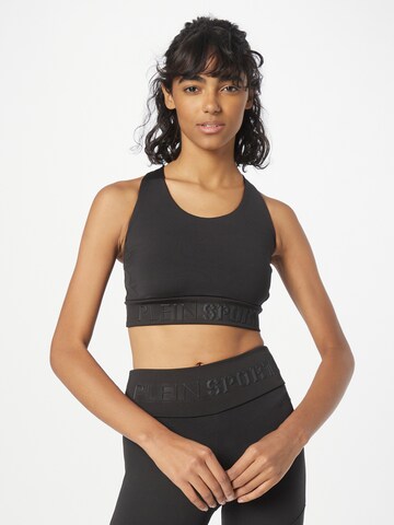 Plein Sport Top in Black: front