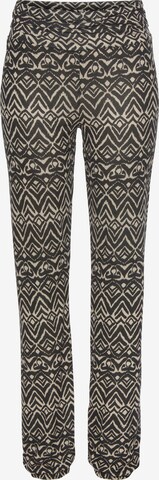 Effilé Pantalon harem BUFFALO en beige : devant