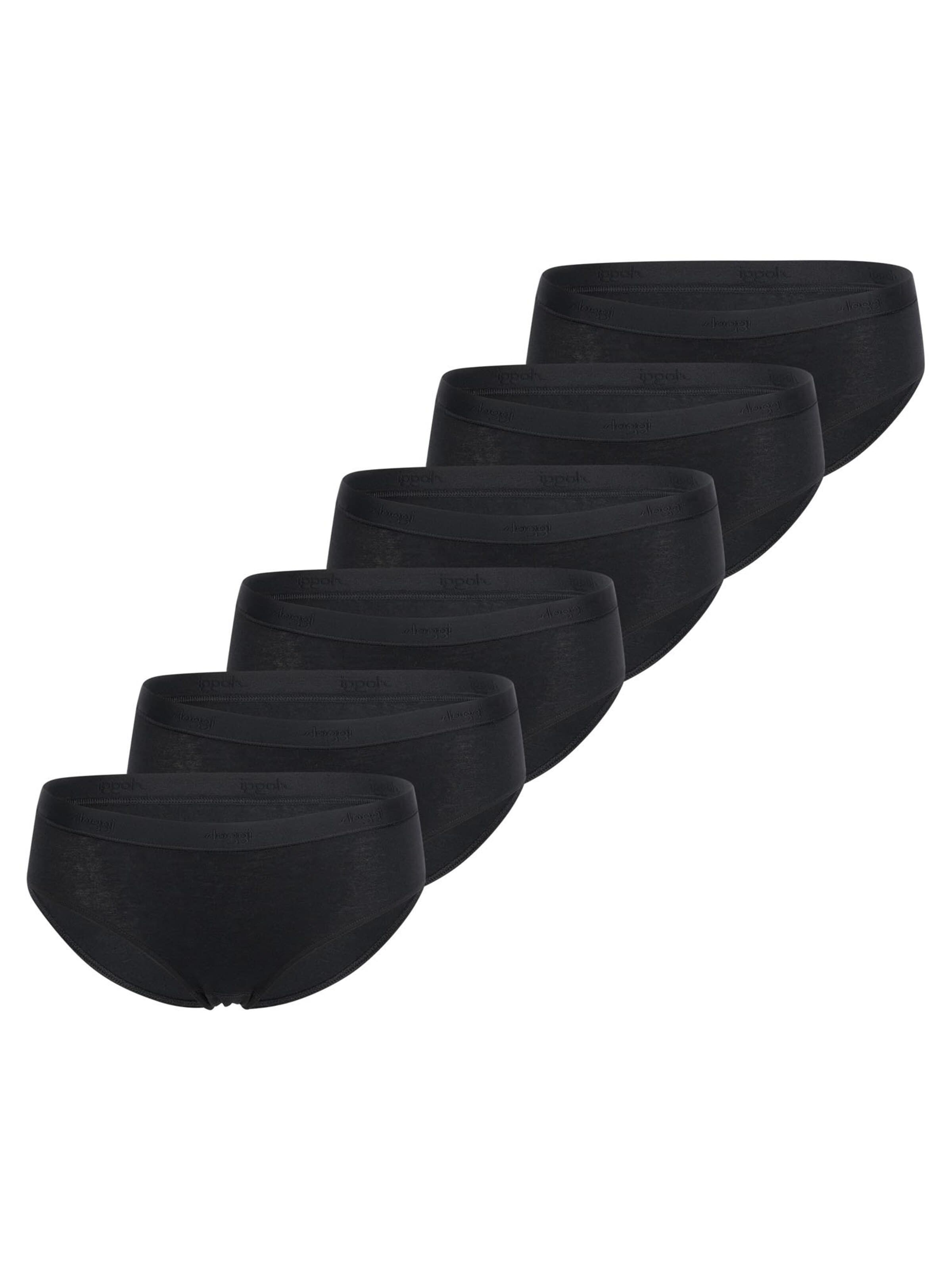 SLOGGI Panty 'GO Casual'‌‌ in Schwarz: Vorderseite