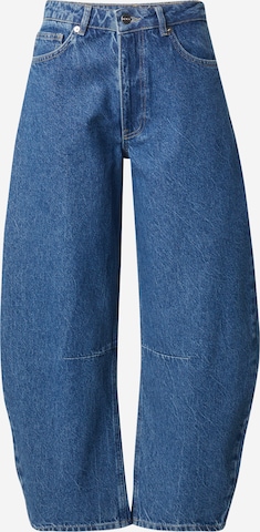 mėlyna KAVAZI Plačios klešnės Džinsai: priekis