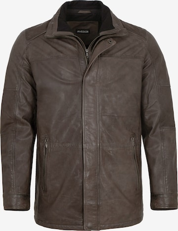 Veste mi-saison 'HJM-89' MADDOX en marron : devant