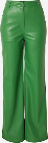 Misspap Wide leg Broek in Groen: voorkant