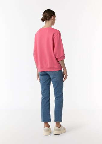 Sweat-shirt comma casual identity en rose