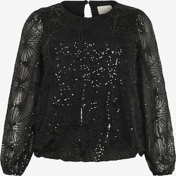 juoda KAFFE CURVE Palaidinė 'KCMinna': priekis