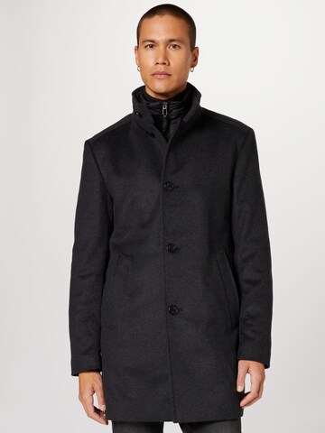 JOOP! Between-seasons coat in Black: front