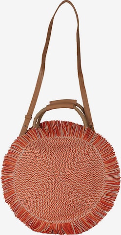 Zwillingsherz Shoulder Bag in Orange: front