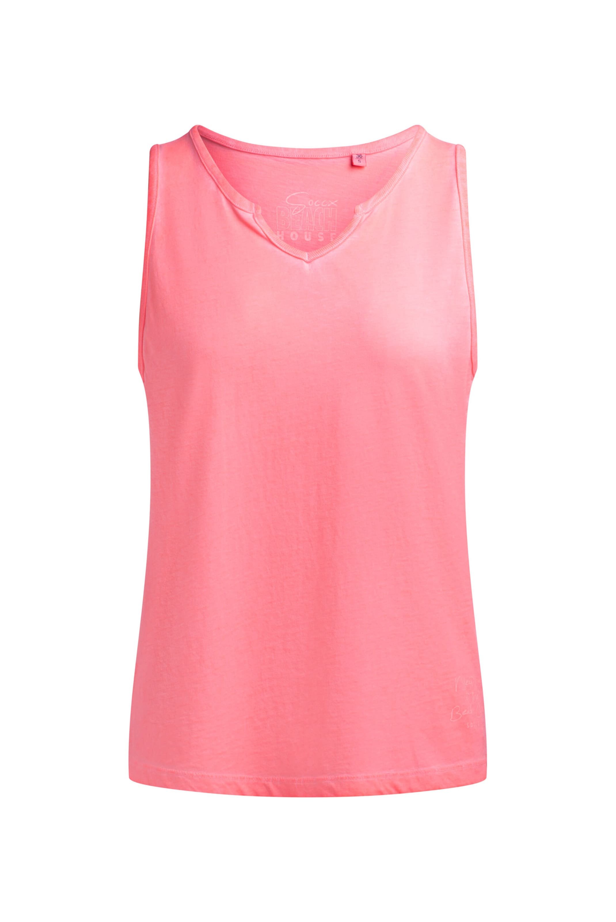 Soccx Top in Red: front