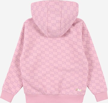 FILA - Sudadera con cremallera en rosa