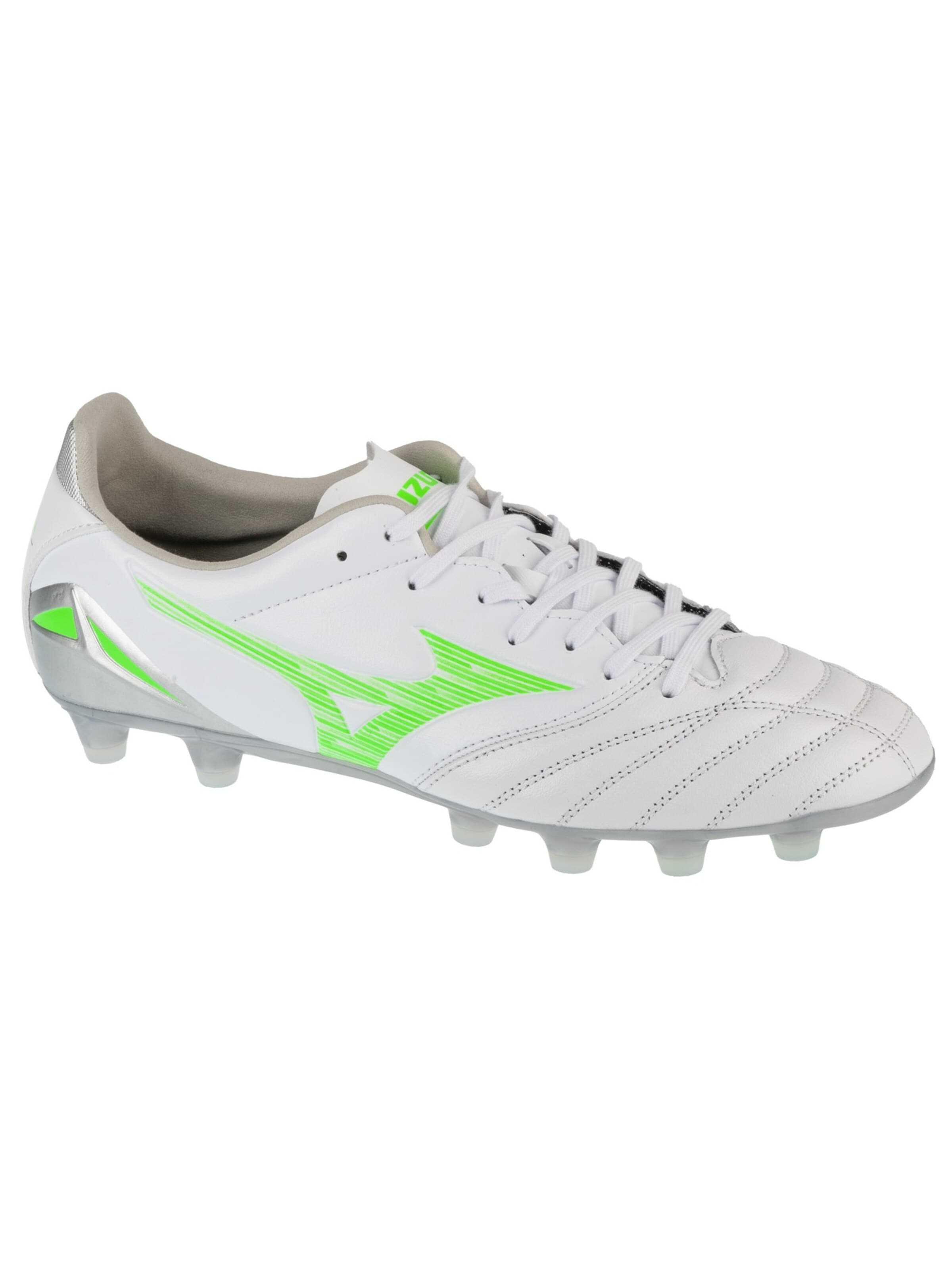 MIZUNO Soccer Cleats in White: front
