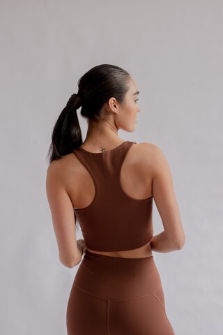 Girlfriend Collective Bralette Sports bra 'Paloma' in Brown