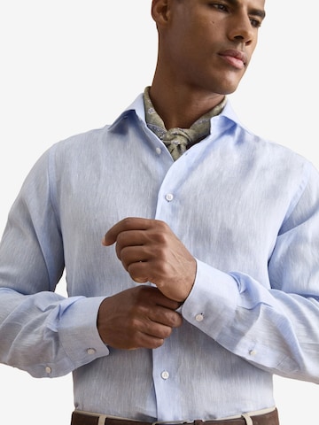 Il Lanificio Slim Fit Skjorte i blå