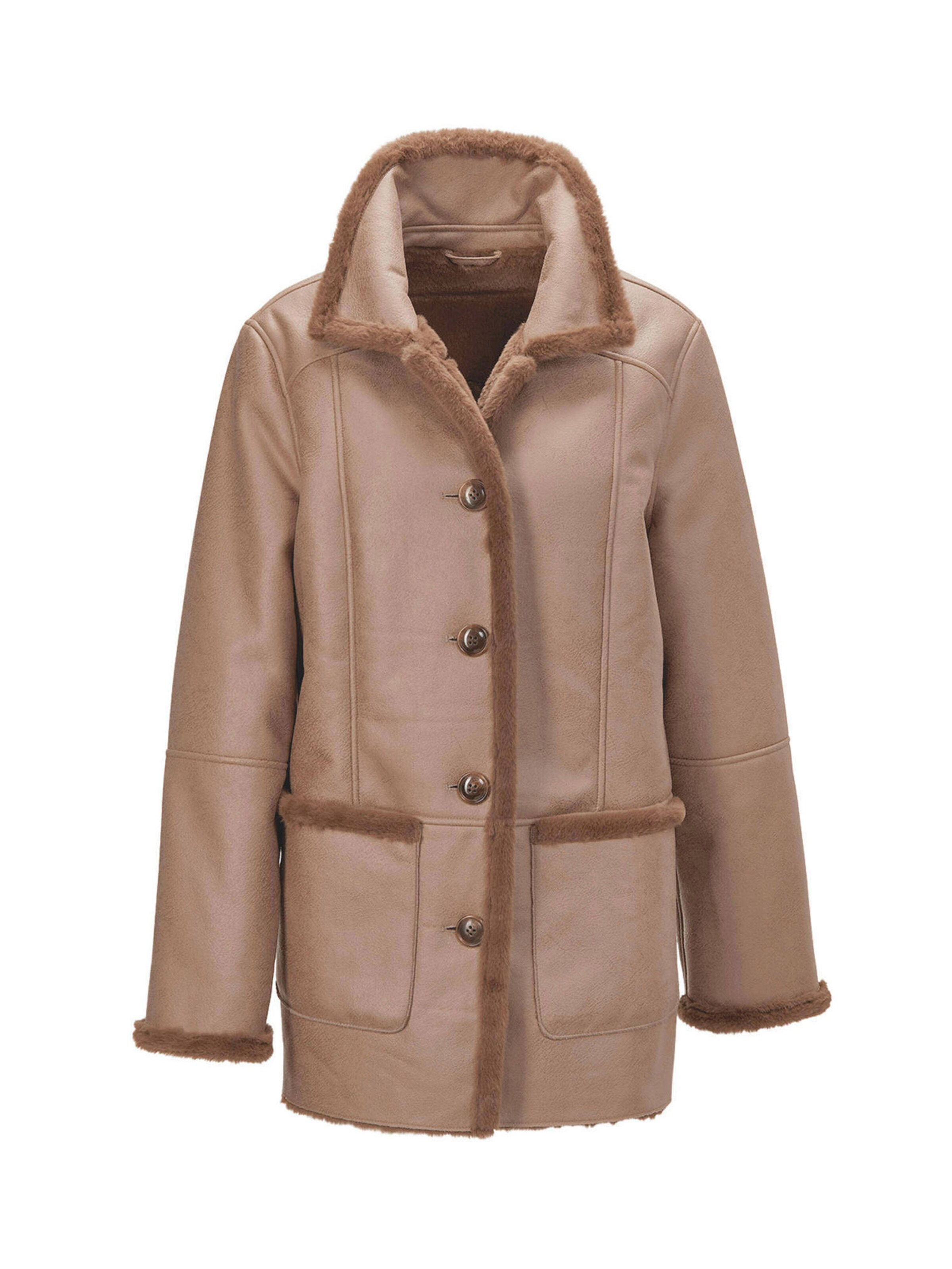 Goldner Between-season jacket in Beige: front