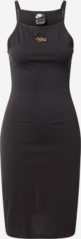 Nike Sportswear Лятна рокля в черно: отпред