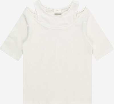 s.Oliver T-Shirt en blanc, Vue avec produit