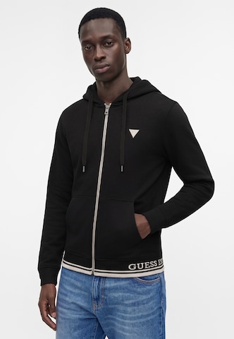 Giacca di felpa di GUESS in nero