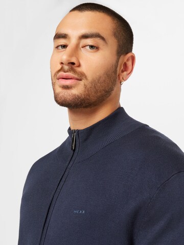 MEXX Knit Cardigan 'LIAM' in Blue