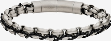 Steelwear Bracelet 'Honululu' in Silver: front