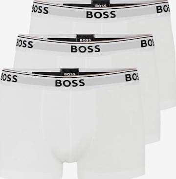 BOSS Boxershorts 'Power Trunks' in Weiß: Vorderseite
