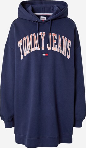 Tommy Jeans Šaty – modrá: přední strana