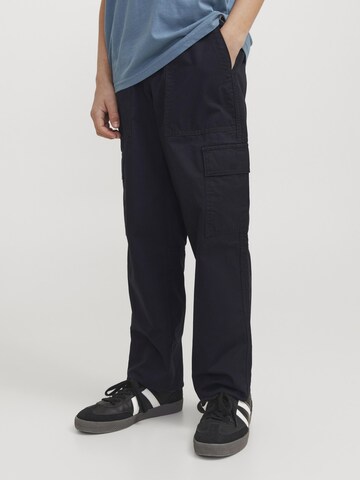 Jack & Jones Junior Loosefit Broek in Zwart: voorkant
