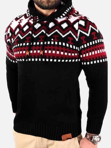 Reslad Pullover 'RS3013'‌‌‌‌‌‌‌‌‌‌ in Schwarz: Vorderseite
