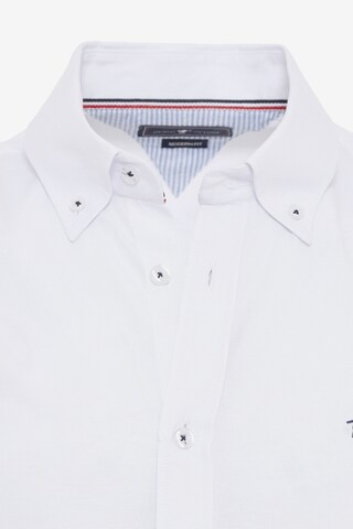 DENIM CULTURE - Regular Fit Camisa 'EDIZ' em branco