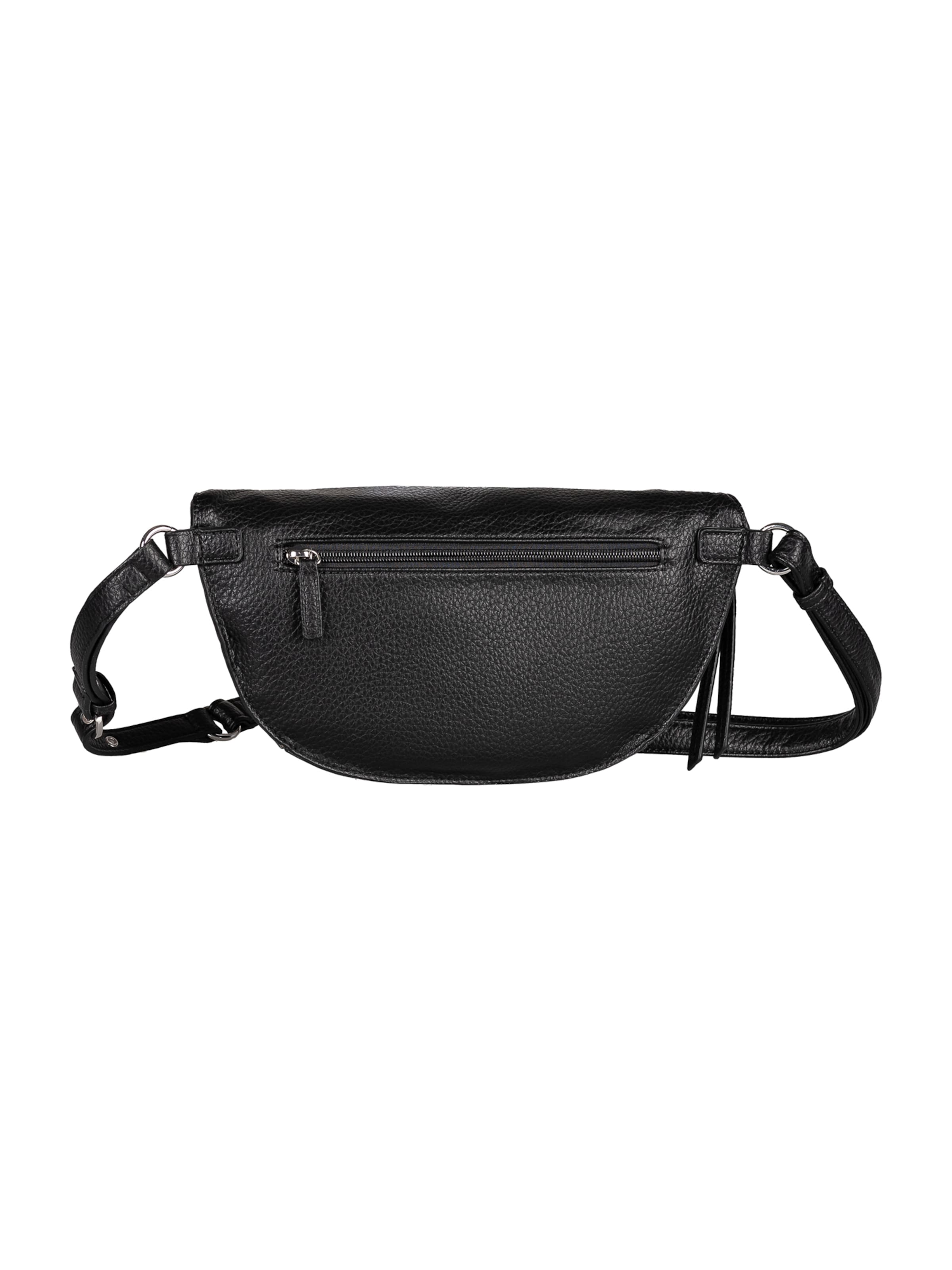 TOM TAILOR Crossbody Bag 'Lina' in Black