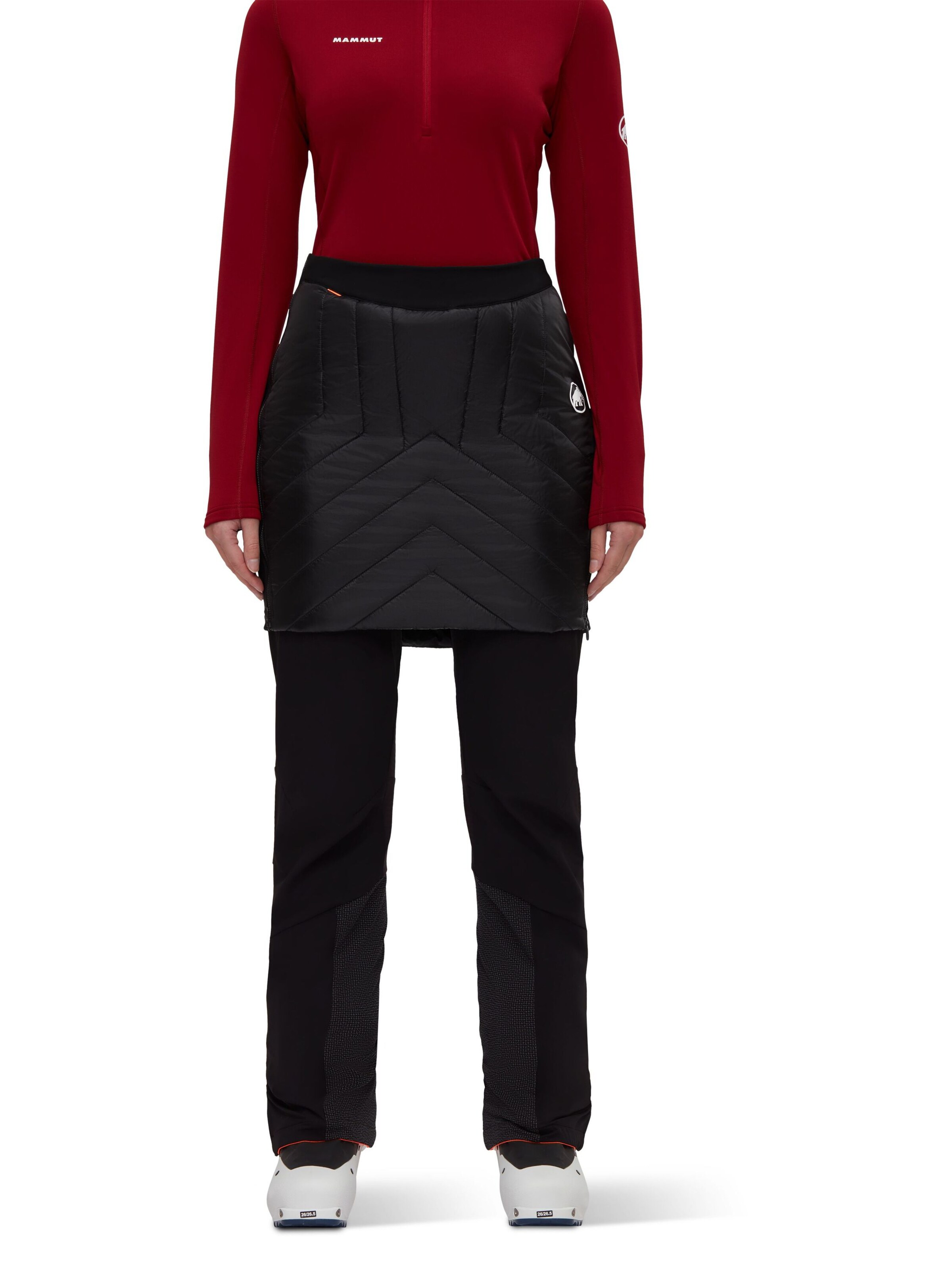 MAMMUT Athletic Skorts in Black: front