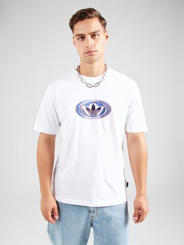 T-Shirt '90s' ADIDAS ORIGINALS en blanc : devant