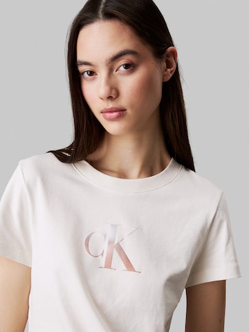 Maglietta di Calvin Klein Jeans in bianco