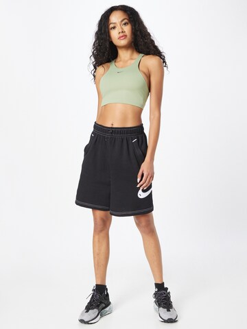 Nike Sportswear Wide leg Broek in Zwart